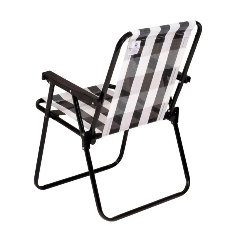 SILLA MOR ALTA ACERO RETRO PLEGABLE MOR 2583 BLANCO Y NEGRO Silla Mor Alta Acero Retro Plegable Mor 2583 Blanco Y Negro