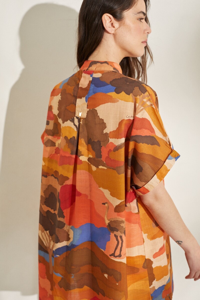 VESTIDO JAPON PRINT Sol