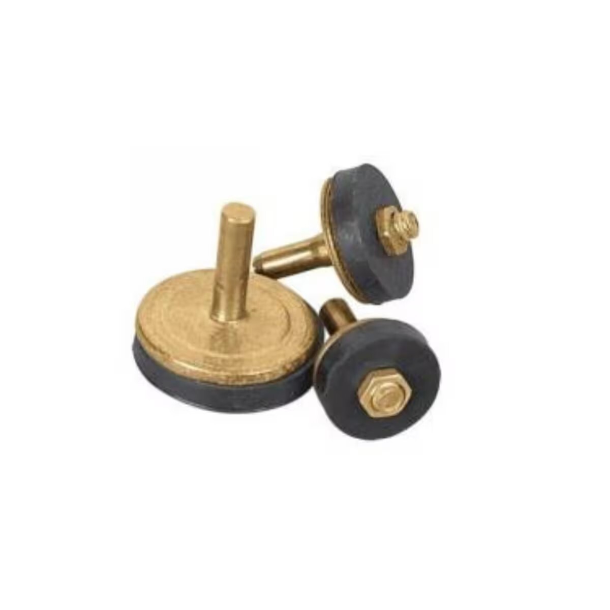 Cierre De Canilla Perno De Bronce Con Goma 