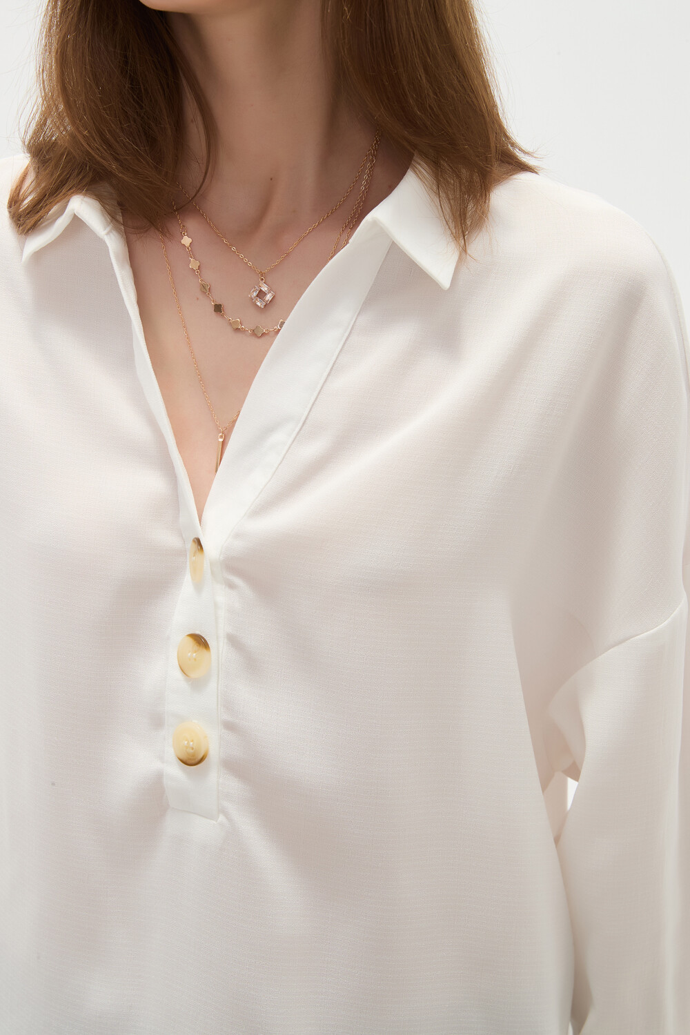 Blusa Kansas Marfil / Off White