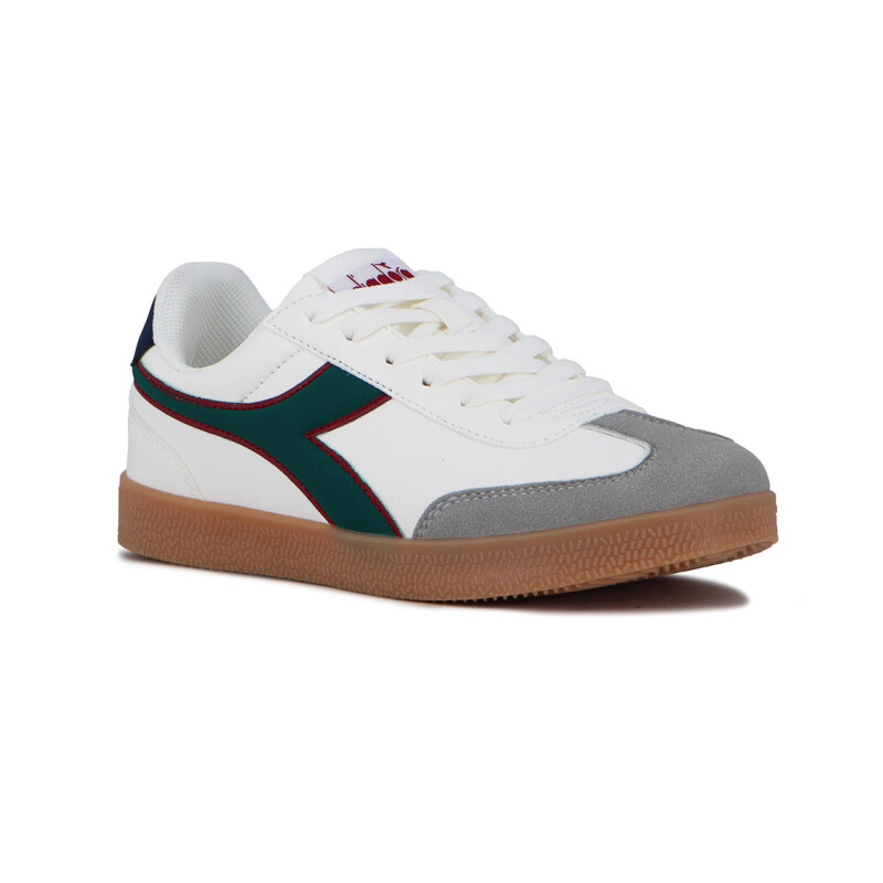 Championes Casuales Mujer Diadora Bamtelo Pu Blanco-verde