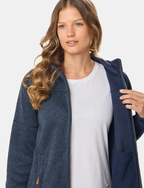 CAMPERA CON CAPUCHA Azul