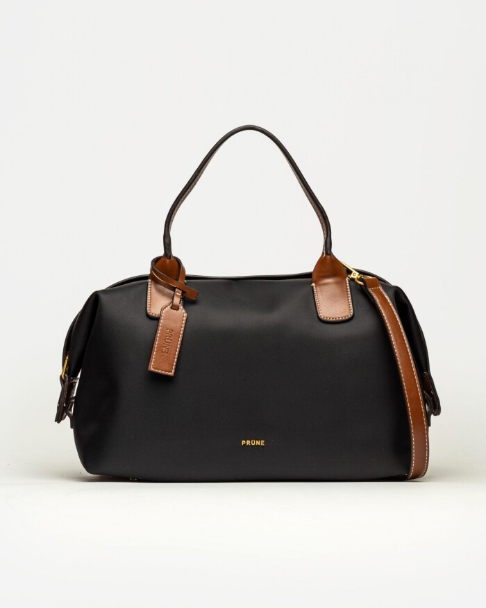 Cartera de mano Wind en nylon Negro