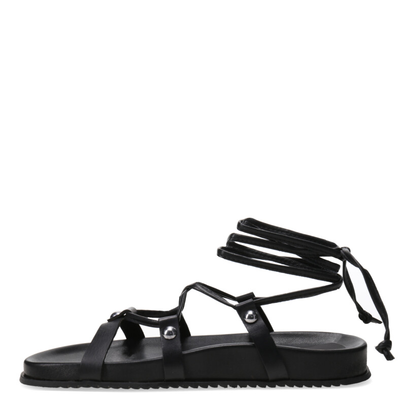 Sandalias de Mujer Miss Carol con Tiras al Tobillo Negro