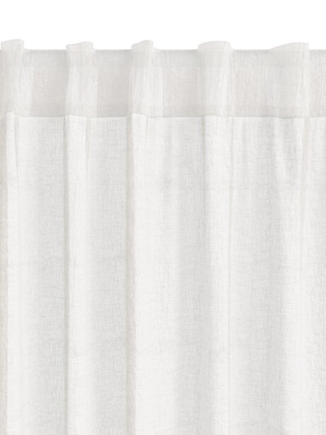 Cortina UNNEN 1x140x300 blanco aspecto lino Cortina UNNEN 1x140x300 blanco aspecto lino
