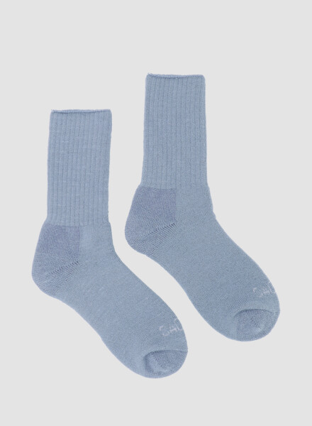 Medias lisas soft Azul piedra