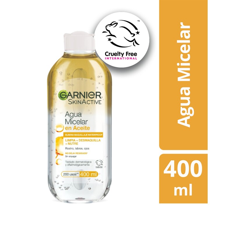 Agua Micelar Garnier Bifásica 400 Ml. Agua Micelar Garnier Bifásica 400 Ml.