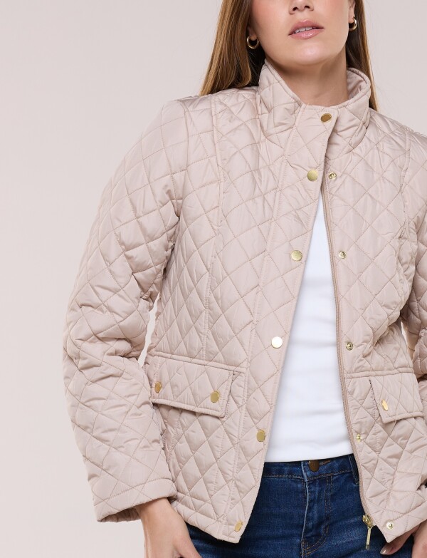 Campera Capitoneada BEIGE