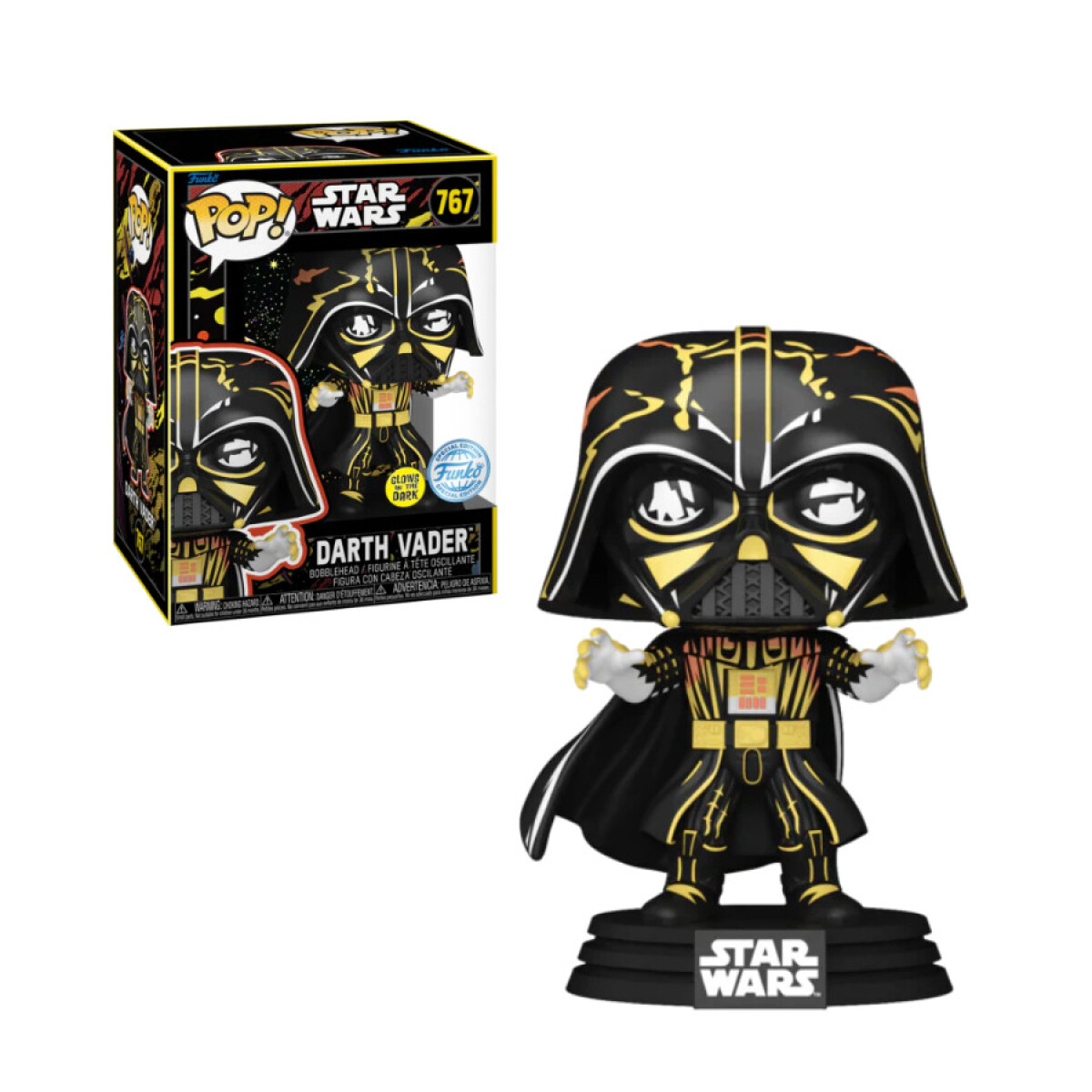 Darth Vader • Star Wars [Exclusivo - Black Light Glow] - 767 