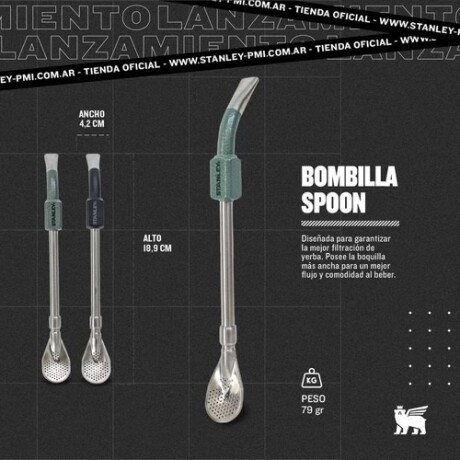 Bombilla Spoon - Stanley Verde