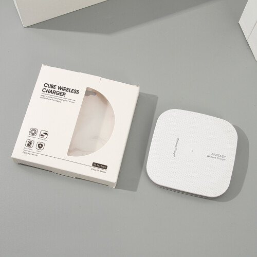 Cargador Inalámbrico Cubo Carga Rápida 9v - Blanco Cargador Inalámbrico Cubo Carga Rápida 9v - Blanco