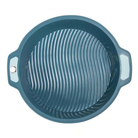 Asadera Bandeja Molde de Silicona para Hornear Antiadherente Azul