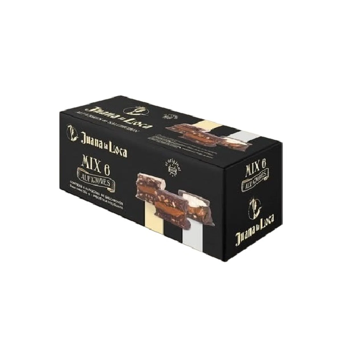Caja 6 Alfajores Salchichón Juana la Loca 