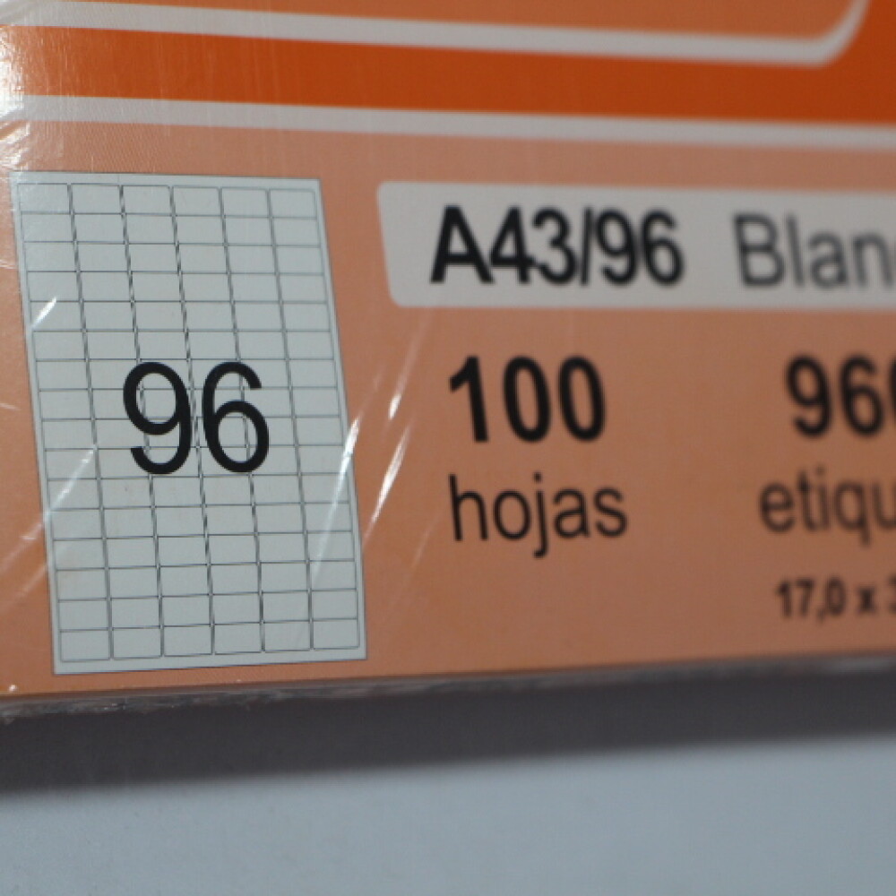 ETIQUETA ROTOLA TAMAÑO A4 318 MODELO 96
