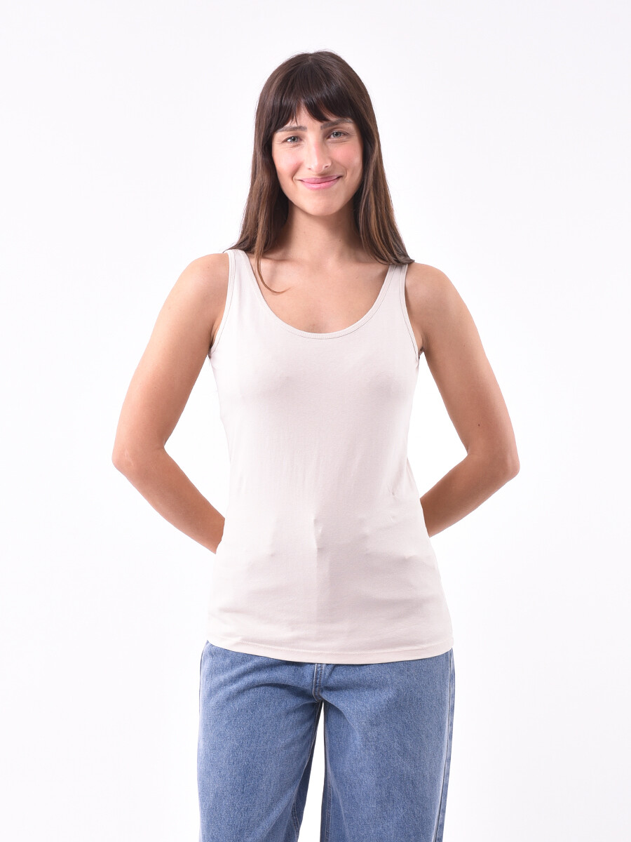 MUSCULOSA INTERIOR - CREMA 