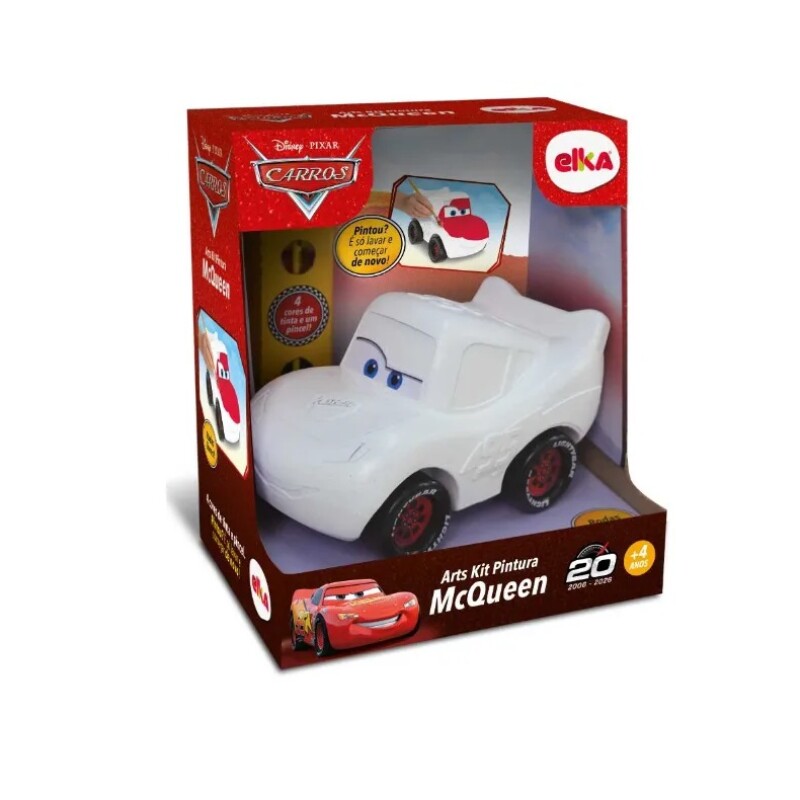 Kit de Arte para Pintar Rayo McQueen Disney Pixar Cars RAYO MAQUEEN KIT ARTE DE PINTURA