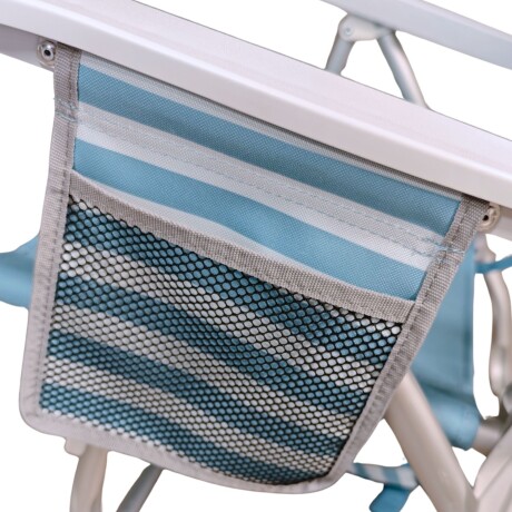 Silla Playera en Aluminio 83x59 cm Rayada Silla Playera en Aluminio 83x59 cm Rayada