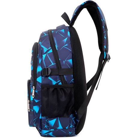 Set x3 Mochila Escuela Juvenil 18'' Expert Azul-Gris