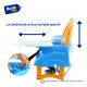 Silla De Bebe Para Comer Multiuso Portatil Azul