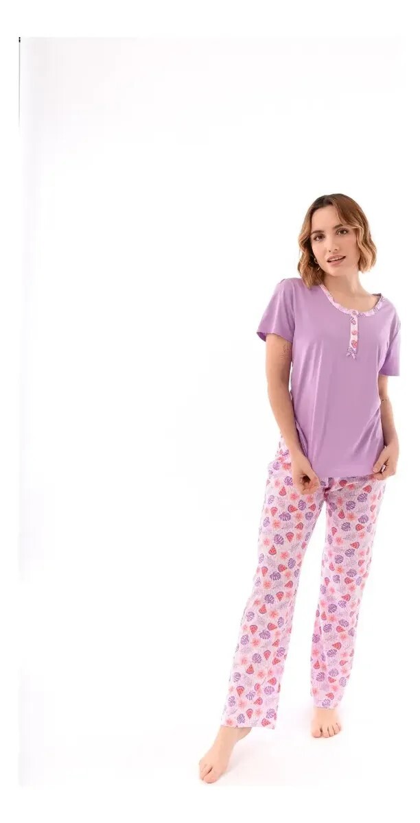 Pijama Manga Corta Pantalón 41641 