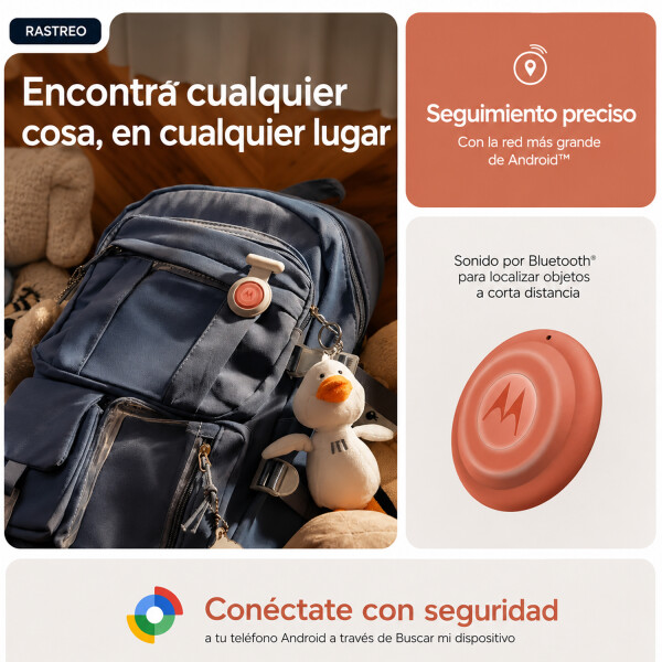 Tag Motorola Moto Tag 2 Gps Lip68 Android NARANJA