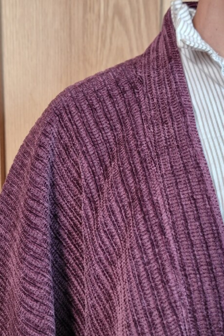 Ruana Cerdeña Bordeaux