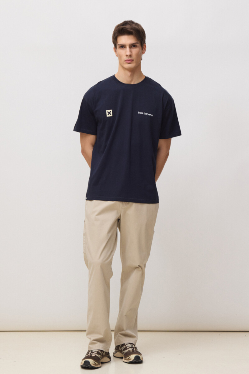 Remera Core Blue Banana Navy