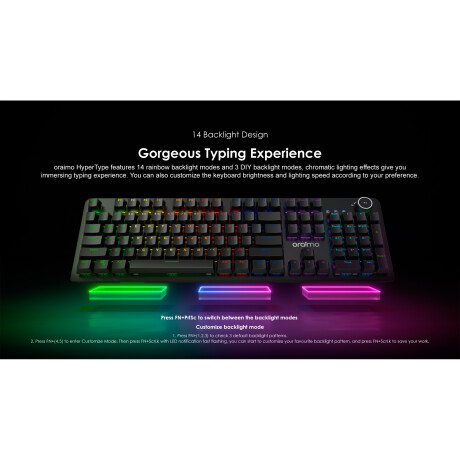 Teclado Oraimo Hypertype Español Gamer Profesional Oportunidad 001