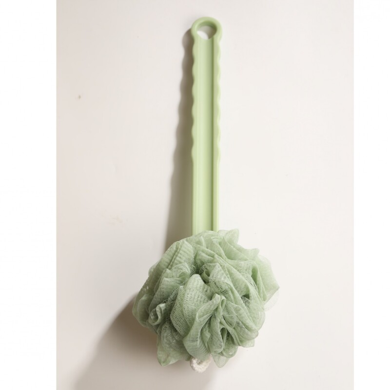 CEPILLO DE DUCHA CON CERDAS Y LUFA (VERDE) CEPILLO DE DUCHA CON CERDAS Y LUFA (VERDE)