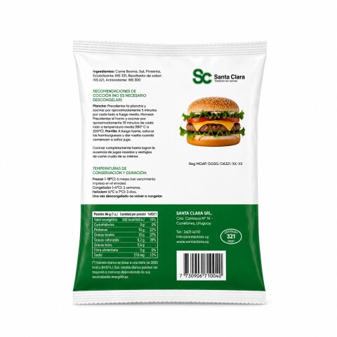 Hamburguesas Santa Clara x2 Hamburguesas Santa Clara x2
