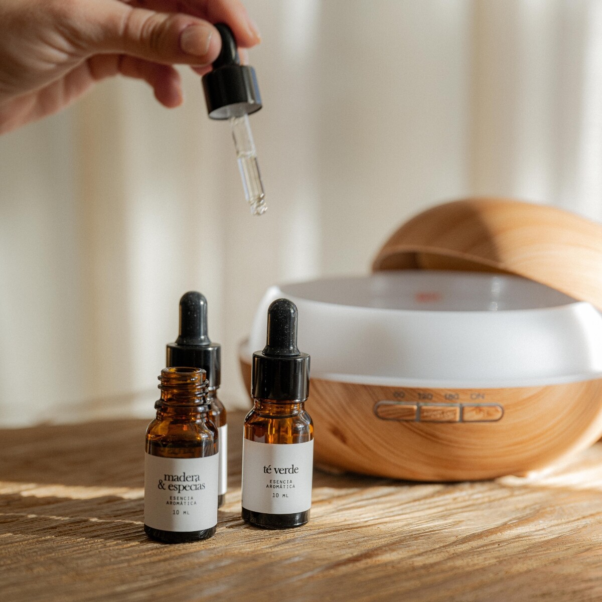 Difusor Eléctrico Wooden 200ml Eucaliptus