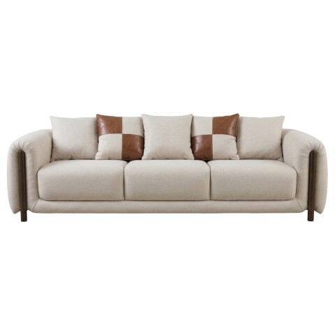 SOFÁ 3 PUESTOS ÀMARI - BEIGE 6268929 (CD) Unica