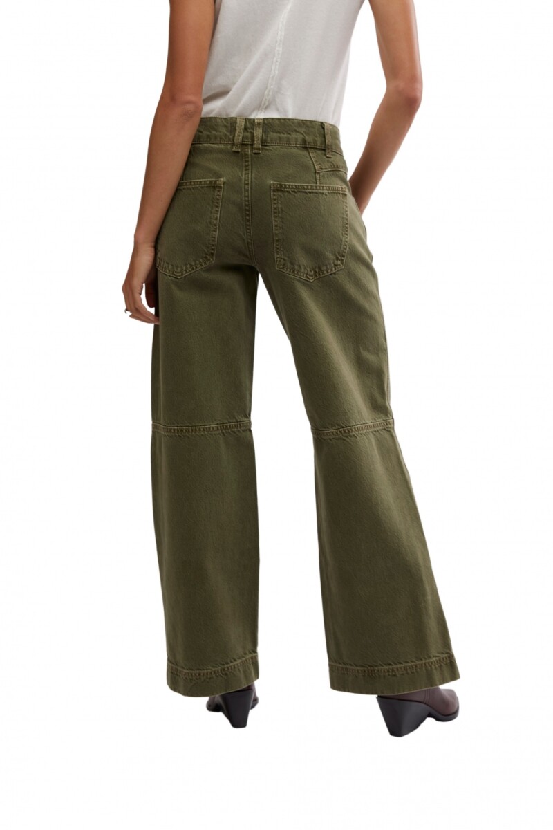 BENJI RELAXED WIDE LEG Verde