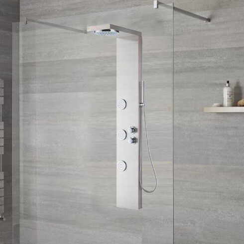 PANEL DE DUCHA CON HIDROMASAJE AQUALIA 000