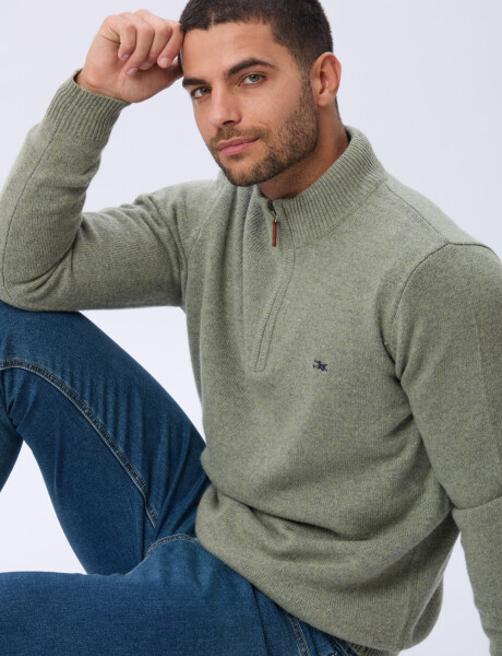 BUZO LANA Verde Claro