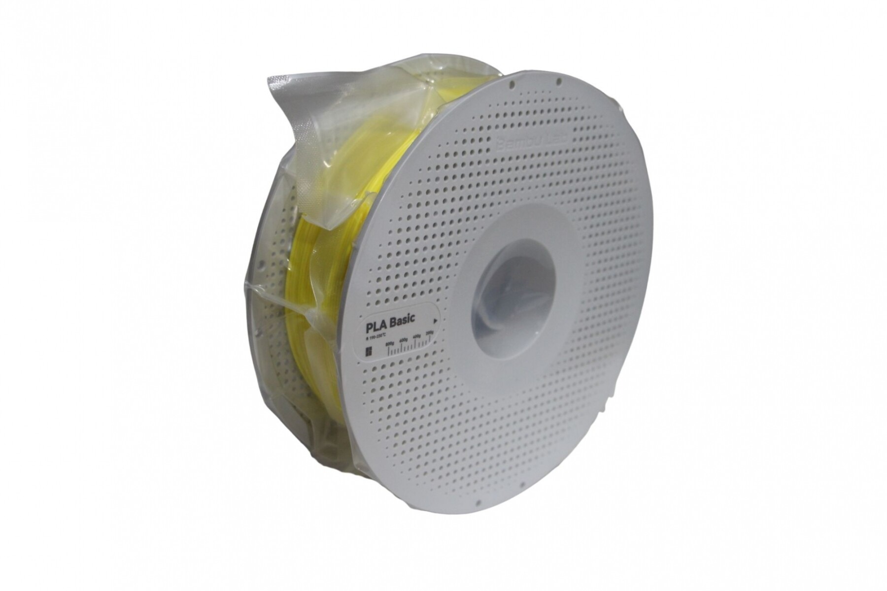 1 KILO DE FILAMENTO PLA BASIC BAMBOO LAB PARA IMPRESORAS 3D - COLOR AMARILLO 
