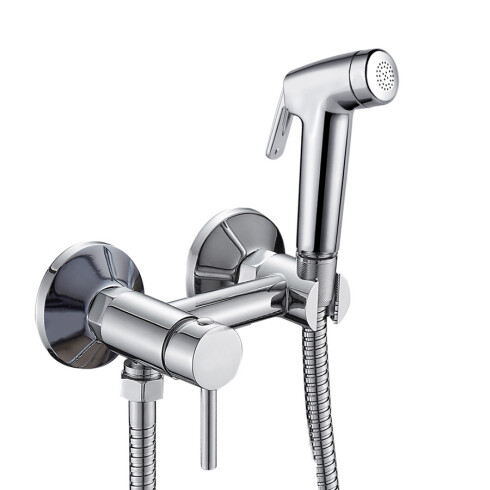 Ducha Higienica Exterior, Incluye Mezclador Frio-Caliente, Flexible, Ducha 000