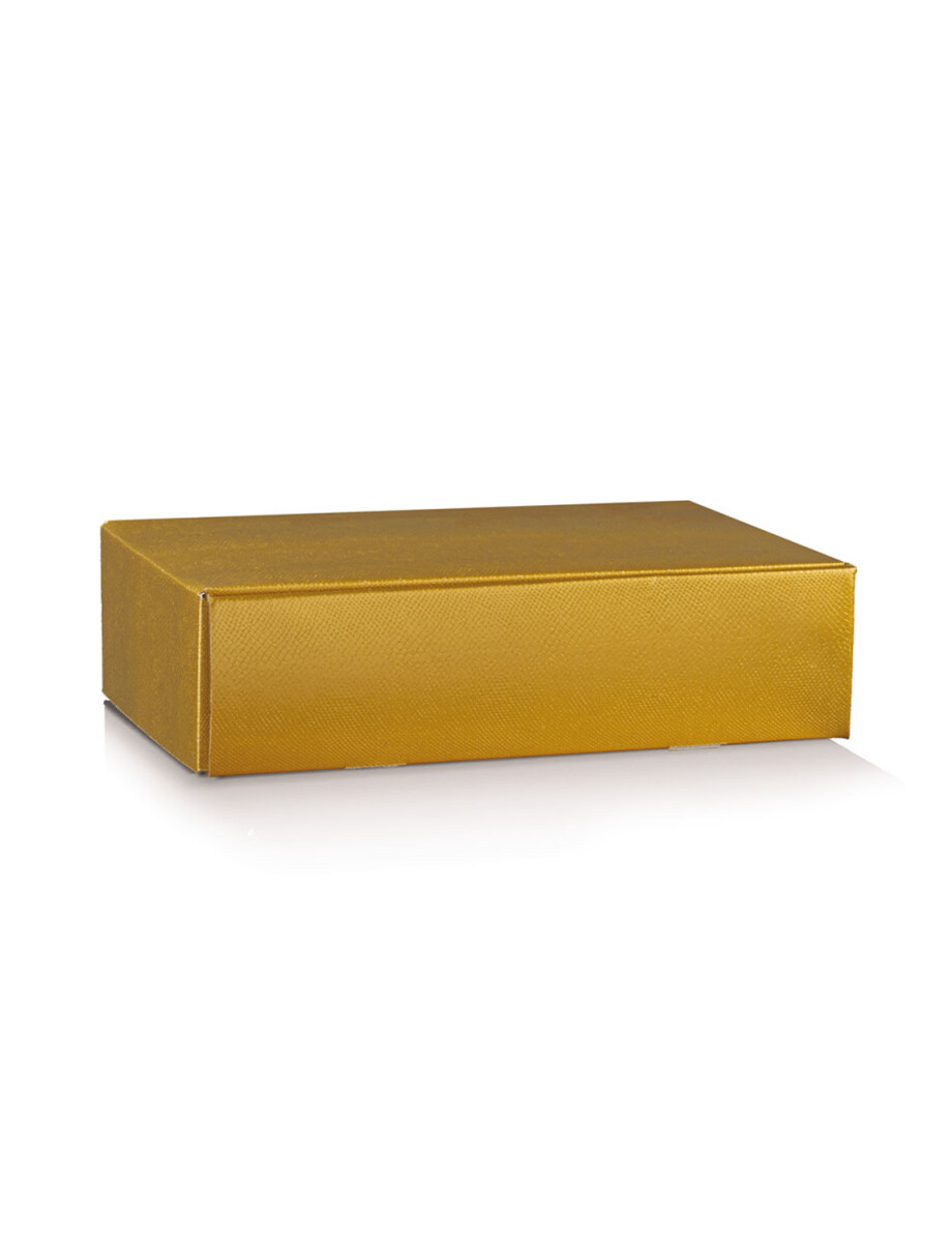 CAJA RÍGIDA 2 BOTELLAS 34X18,5X9 cm - SKIN ORO 