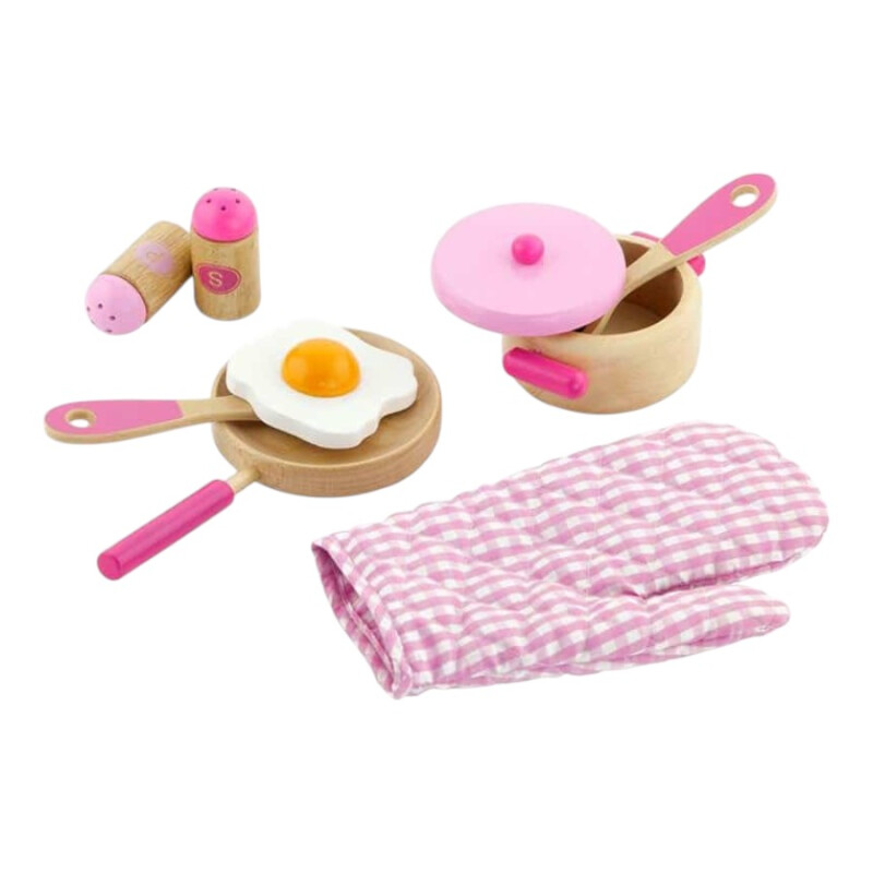 Set de Cocina en Madera Viga Rosa Set de Cocina en Madera Viga Rosa