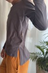 Camiseta Mar de bambú Gris topo