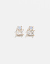 Aros Pasantes Strass Aros Con Cubic - Dorado