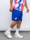 Short CNdeF Striker Licencias Hombre Azul Royal, Azul Marino, Blanco