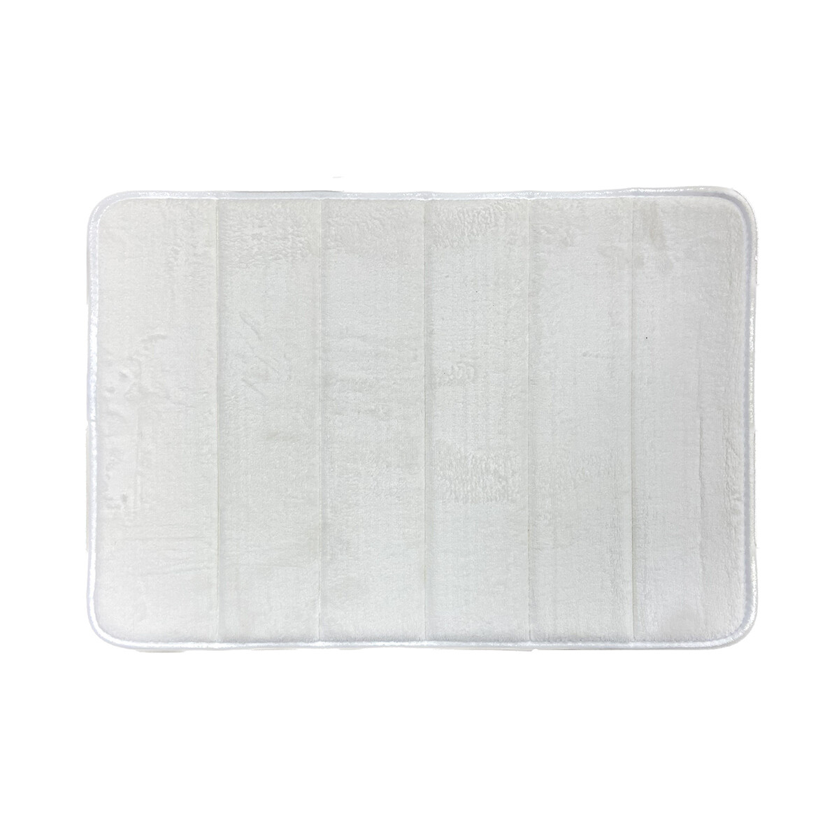 Alfombra Baño con Memoria Home Class Microfibra 43 x 61 cm - BLANCO 