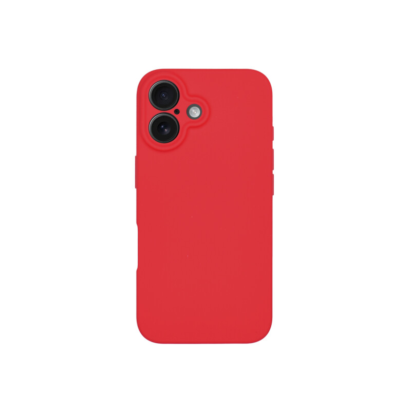 Protector para iPhone 16 engomado color rojo Protector Para Iphone 16 Engomado Color Rojo