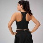 Tank Anywhere Cropped Built-In Bra Tank Mujer Black