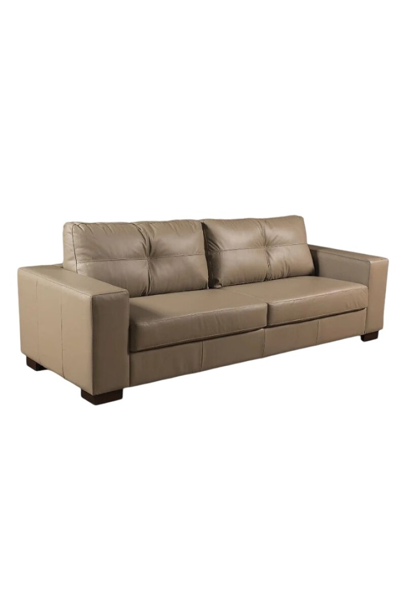 SOFA 100% CUERO - MODELO DOMINI - 4 CUERPOS - AVELLANA OPACO 