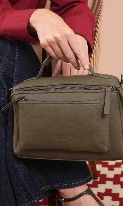 BANDOLERA MORRAL MELISA VERDE MILITAR