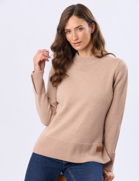 BUZO TEJIDO DE LANA Camel