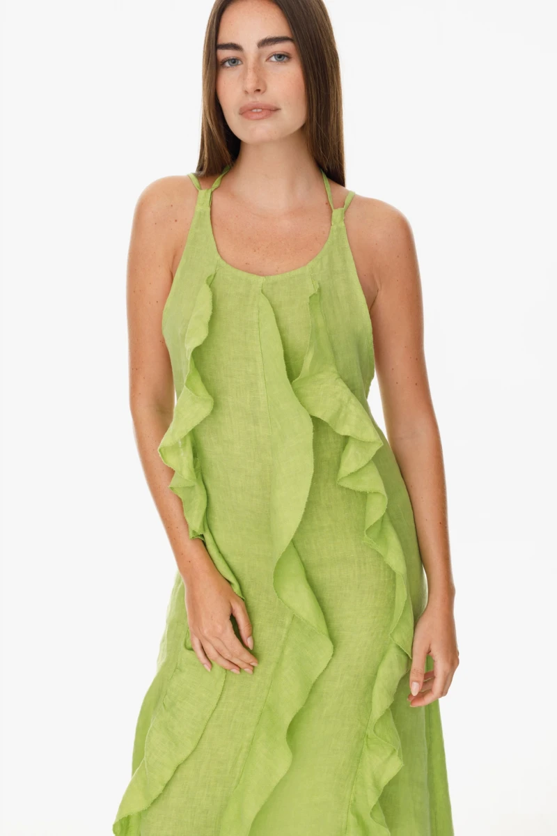 Vestido Miel verde s