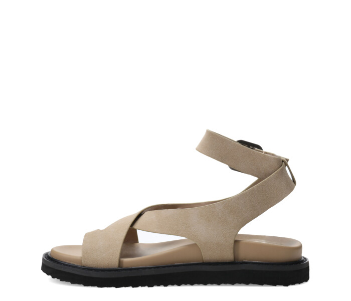 Sandalia HEAVEN con hebilla Taupe